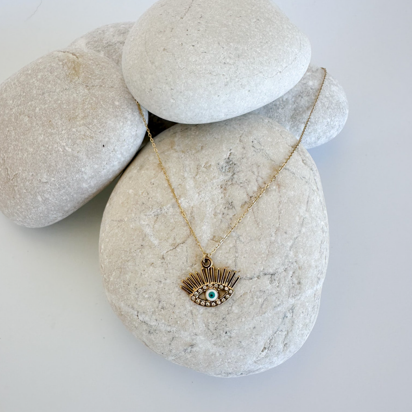 Necklace with Evil Eye Charm